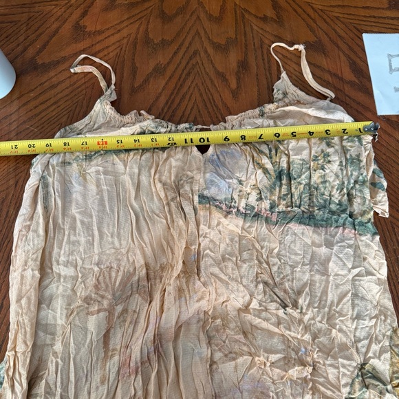 Tahnee Kelland Anthropologie Large Strappy Midi Dress Tropical Jungle - Picture 8 of 11